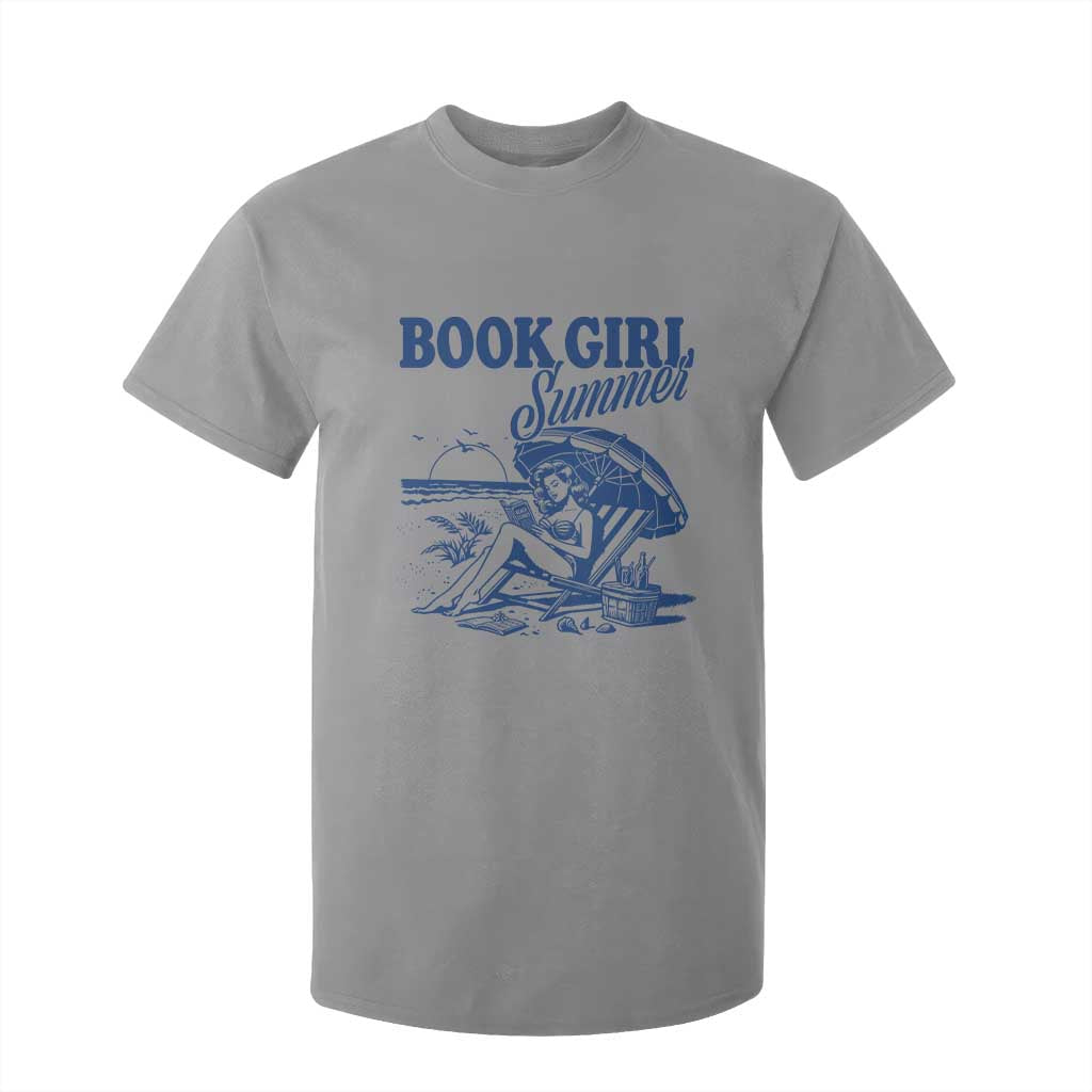 Book Girl Summer T Shirt For Kid Funny Beach Book Lover Gift