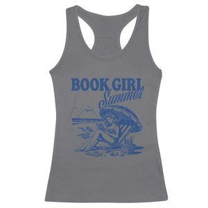 Book Girl Summer Racerback Tank Top Funny Beach Book Lover Gift