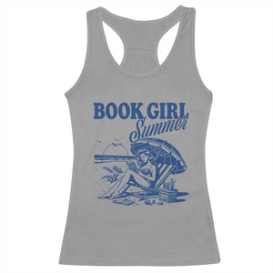 Book Girl Summer Racerback Tank Top Funny Beach Book Lover Gift