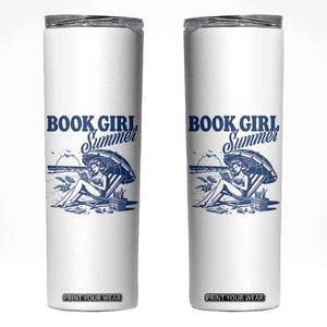 Book Girl Summer Skinny Tumbler Funny Beach Book Lover Gift
