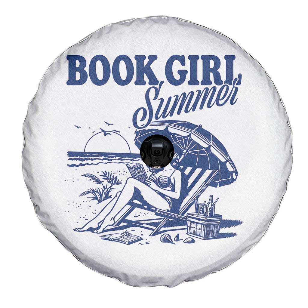 Book Girl Summer Spare Tire Cover Funny Beach Book Lover Gift