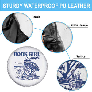 Book Girl Summer Spare Tire Cover Funny Beach Book Lover Gift