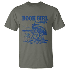 Book Girl Summer T Shirt Funny Beach Book Lover Gift