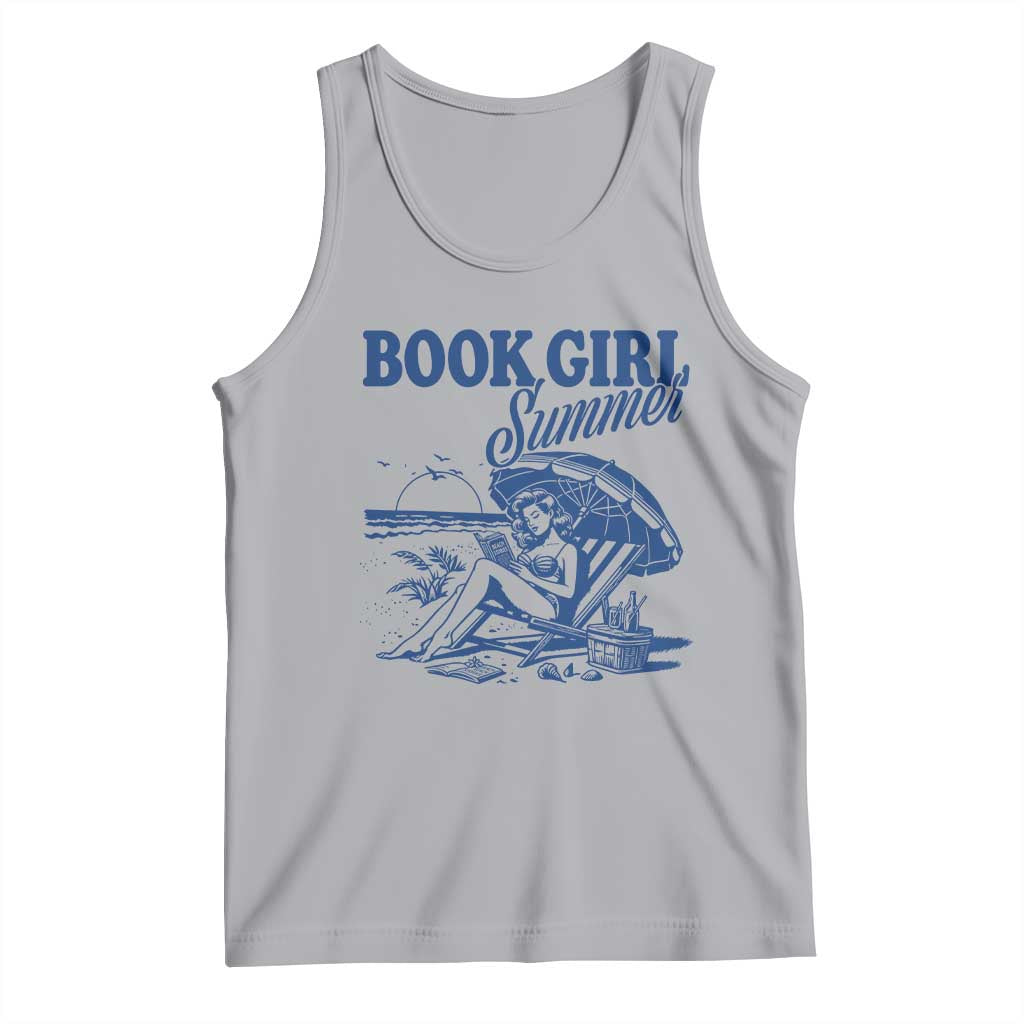 Book Girl Summer Tank Top Funny Beach Book Lover Gift