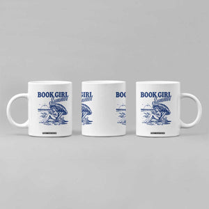 Book Girl Summer Coffee Mug Funny Beach Book Lover Gift