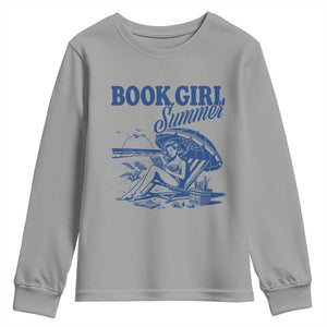 Book Girl Summer Youth Sweatshirt Funny Beach Book Lover Gift