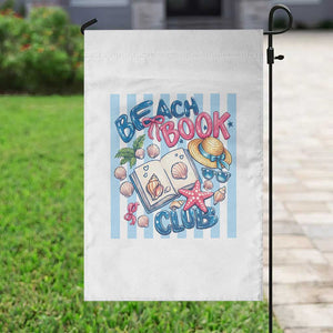 Beach Book Club Garden Flag Bookworm Summer Vacation Graphic