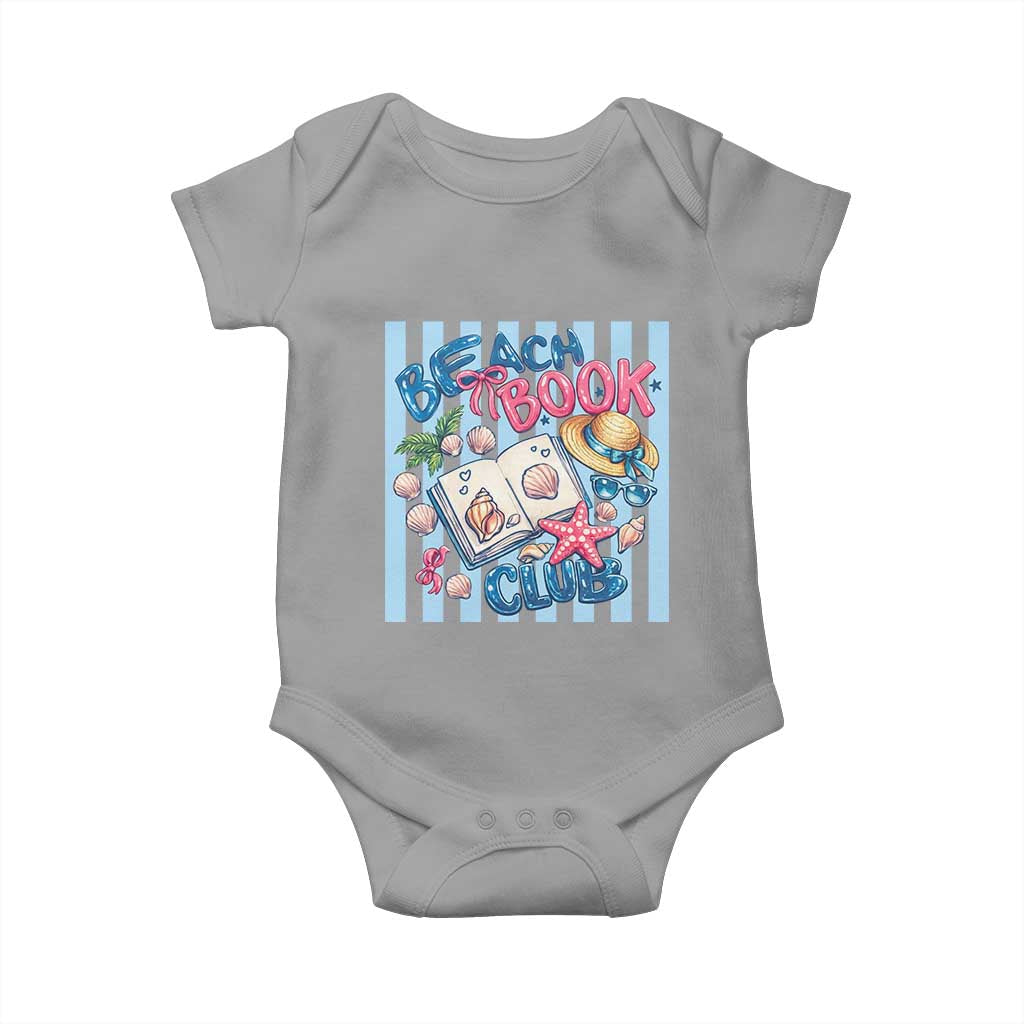 Beach Book Club Baby Onesie Bookworm Summer Vacation Graphic