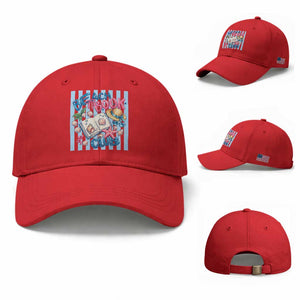 Beach Book Club Baseball Cap Bookworm Summer Vacation Graphic