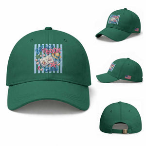 Beach Book Club Baseball Cap Bookworm Summer Vacation Graphic