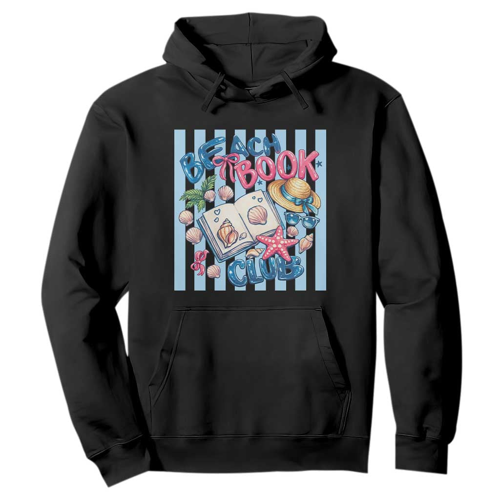 Beach Book Club Hoodie Bookworm Summer Vacation Graphic