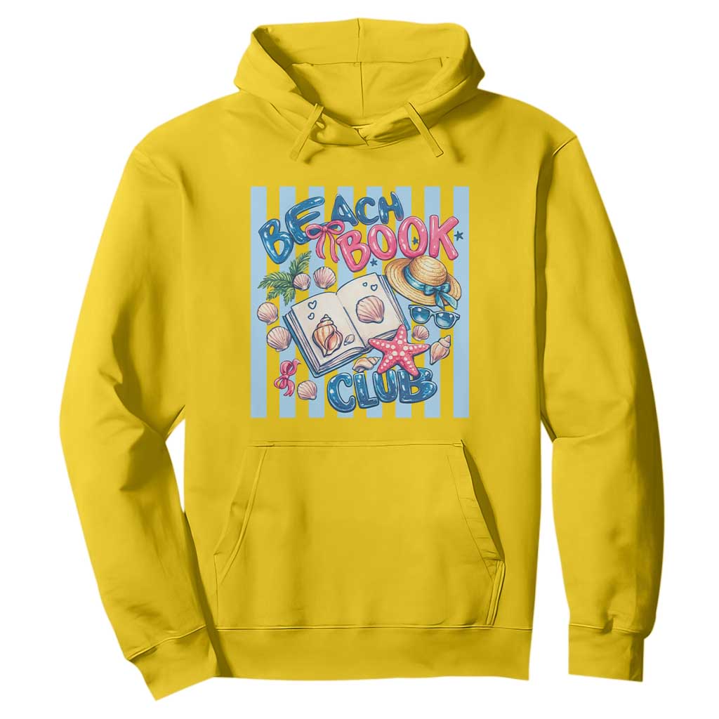Beach Book Club Hoodie Bookworm Summer Vacation Graphic