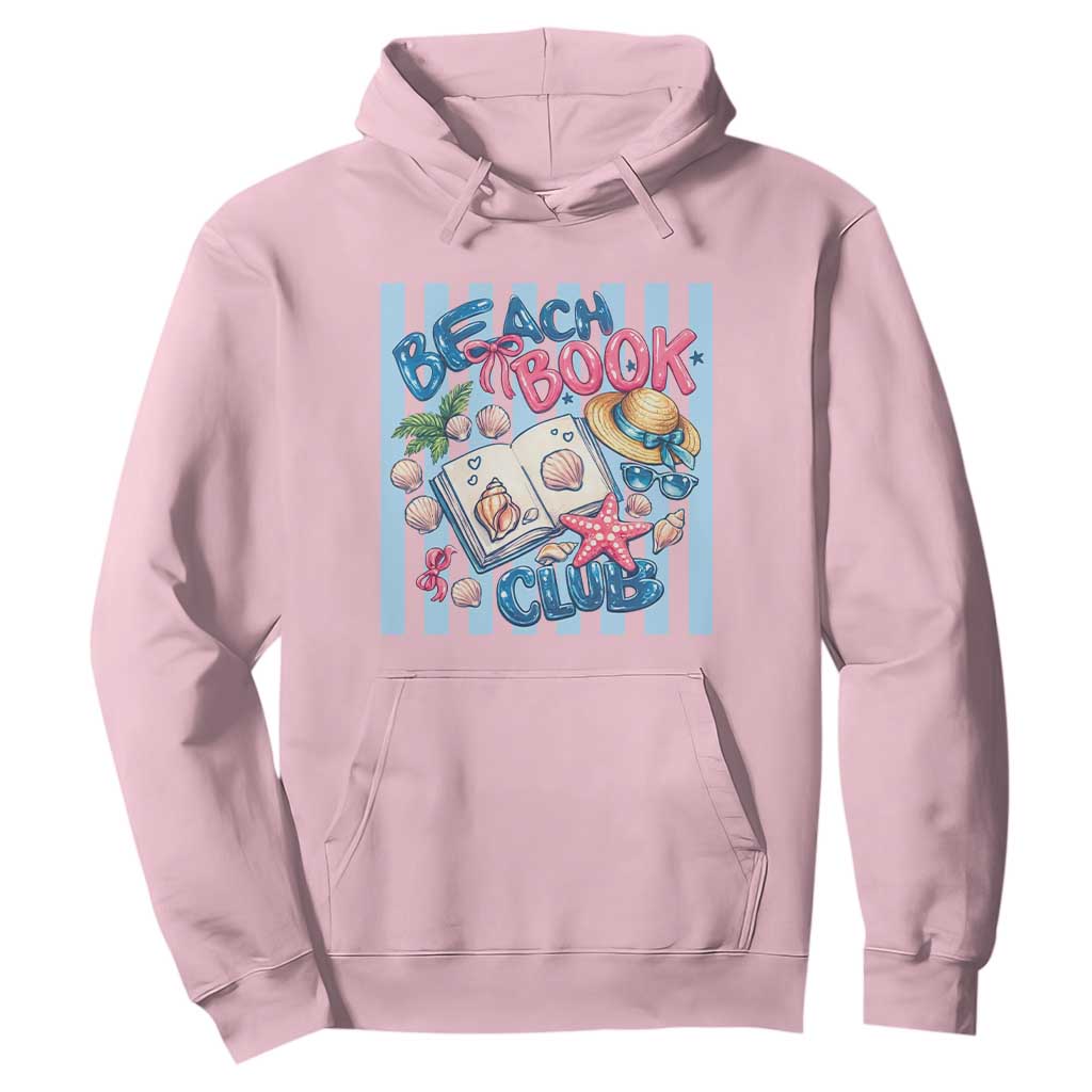 Beach Book Club Hoodie Bookworm Summer Vacation Graphic