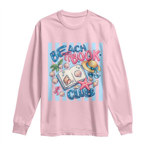 Beach Book Club Long Sleeve Shirt Bookworm Summer Vacation Graphic