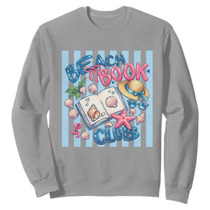 Beach Book Club Sweatshirt Bookworm Summer Vacation Graphic