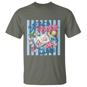 Beach Book Club T Shirt Bookworm Summer Vacation Graphic