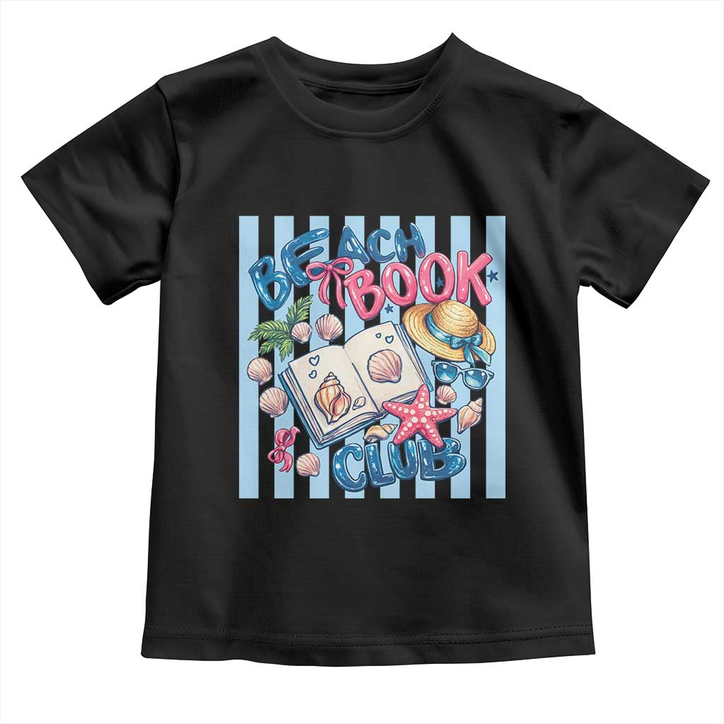 Beach Book Club Toddler T Shirt Bookworm Summer Vacation Graphic