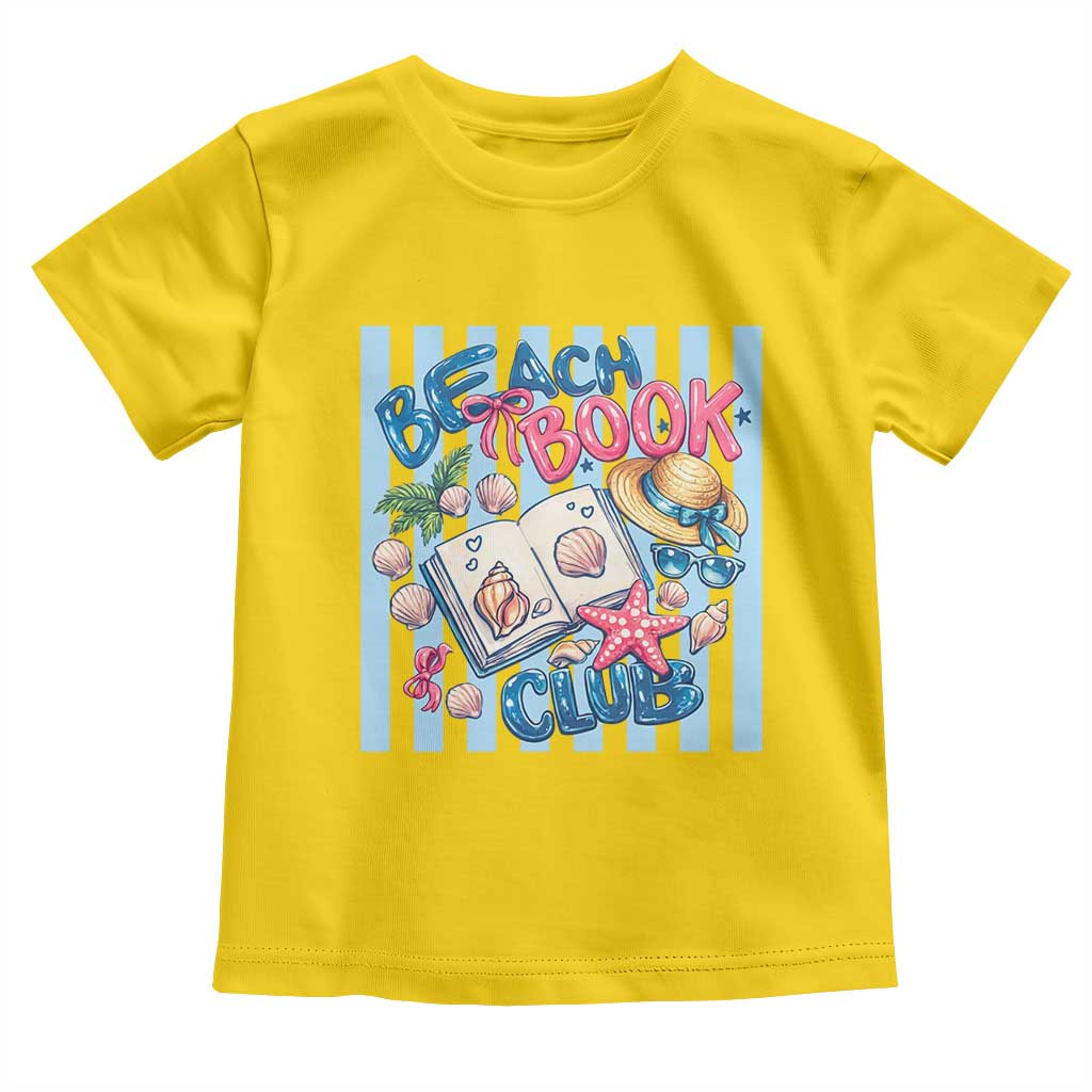 Beach Book Club Toddler T Shirt Bookworm Summer Vacation Graphic