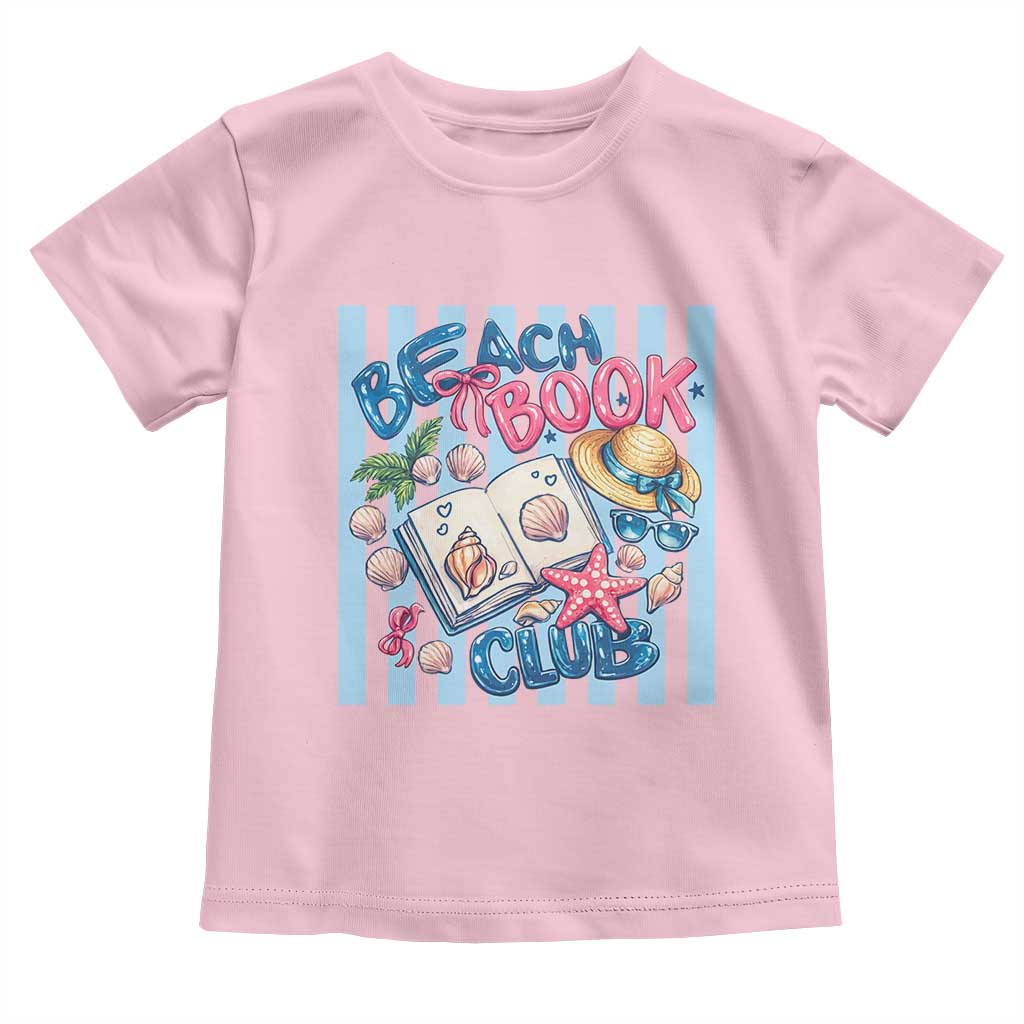 Beach Book Club Toddler T Shirt Bookworm Summer Vacation Graphic