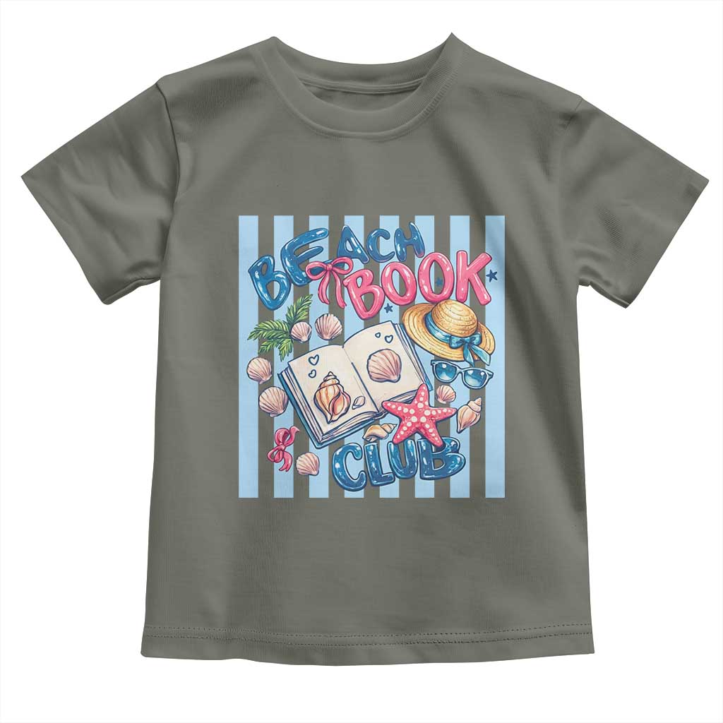 Beach Book Club Toddler T Shirt Bookworm Summer Vacation Graphic