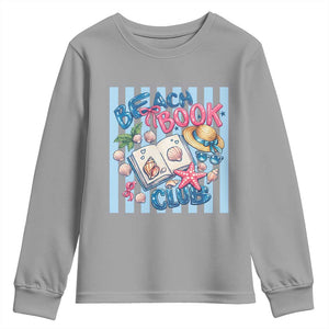 Beach Book Club Youth Sweatshirt Bookworm Summer Vacation Graphic