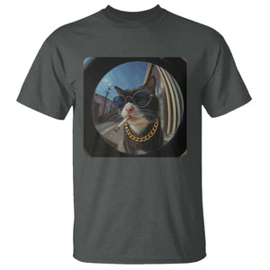 Smoking Cat T Shirt Meme Funny Cool Kitten TS12 Dark Heather Print Your Wear