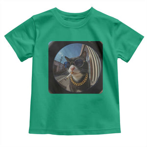 Smoking Cat Toddler T Shirt Meme Funny Cool Kitten TS12 Irish Green Print Your Wear