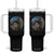 Smoking Cat Tumbler With Handle Meme Funny Cool Kitten TS12 One Size: 40 oz Black Print Your Wear