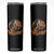 Halloween Rock Skinny Tumbler Skeleton Playing Guitar Rock And Roll TS12 Black Print Your Wear