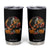 Halloween Rock Tumbler Cup Skeleton Playing Guitar Rock And Roll TS12 Black Print Your Wear