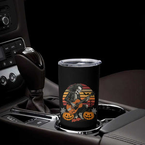 Halloween Rock Tumbler Cup Skeleton Playing Guitar Rock And Roll TS12 Print Your Wear