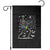 Halloween Rock And Roll Garden Flag Skeleton Playing Guitar TS12 Black Print Your Wear