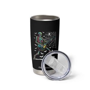 Halloween Rock And Roll Tumbler Cup Skeleton Playing Guitar TS12 Print Your Wear