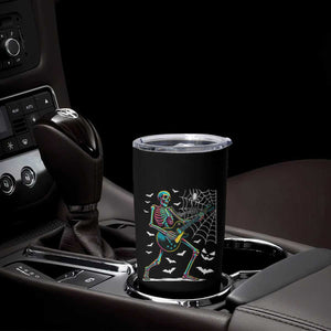 Halloween Rock And Roll Tumbler Cup Skeleton Playing Guitar TS12 Print Your Wear