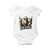 Funny Bigfoot Rock N Roll Baby Onesie Music Lover Sasquatch TS12 White Print Your Wear
