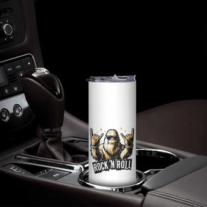 Funny Bigfoot Rock N Roll Skinny Tumbler Music Lover Sasquatch TS12 Print Your Wear
