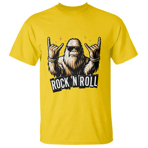 Funny Bigfoot Rock N Roll T Shirt Music Lover Sasquatch TS12 Daisy Print Your Wear