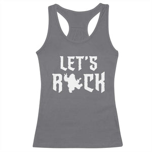 Bigfoot Rock N Roll Racerback Tank Top Funny Lets Rock Music Lover TS12 Charcoal Print Your Wear