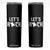 Bigfoot Rock N Roll Skinny Tumbler Funny Lets Rock Music Lover TS12 Black Print Your Wear