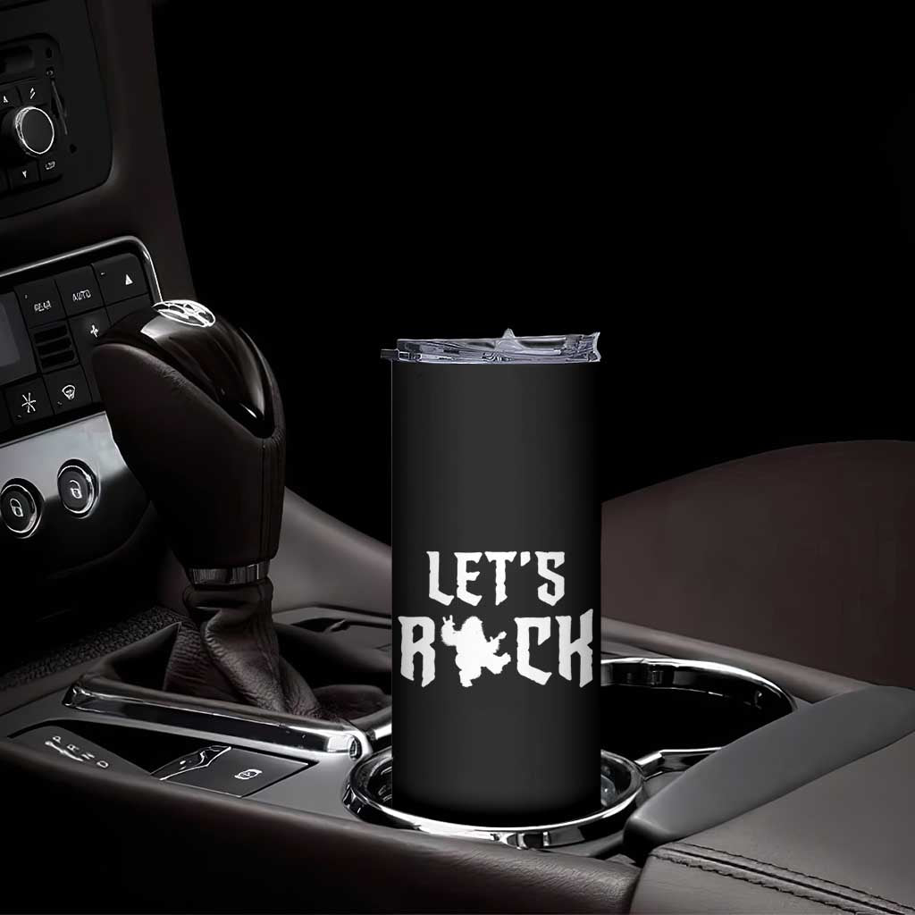 Bigfoot Rock N Roll Skinny Tumbler Funny Lets Rock Music Lover TS12 Print Your Wear