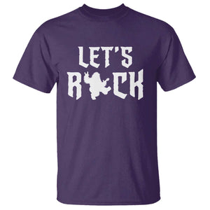 Bigfoot Rock N Roll T Shirt Funny Lets Rock Music Lover TS12 Purple Print Your Wear