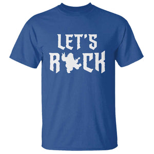 Bigfoot Rock N Roll T Shirt Funny Lets Rock Music Lover TS12 Royal Blue Print Your Wear