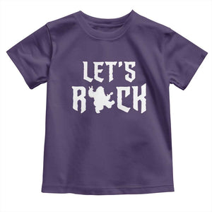 Bigfoot Rock N Roll Toddler T Shirt Funny Lets Rock Music Lover TS12 Purple Print Your Wear