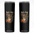 Funny Rock Star Cat Playing Electric Guitar Skinny Tumbler Music Lover TS12 Black Print Your Wear