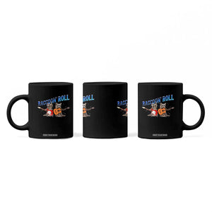 Raccoon Rock And Roll Coffee Mug Funny Rock Band Playing Guitar Electric Music Lover TS12 Print Your Wear