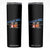 Raccoon Rock And Roll Skinny Tumbler Funny Rock Band Playing Guitar Electric Music Lover TS12 Black Print Your Wear