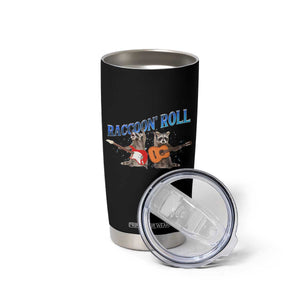 Raccoon Rock And Roll Tumbler Cup Funny Rock Band Playing Guitar Electric Music Lover TS12 Print Your Wear
