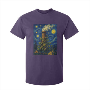 Starry Night Hops Brewery T Shirt For Kid Vintage Hops Beer Lover Painterly