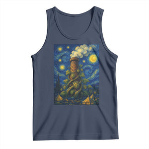 Starry Night Hops Brewery Tank Top Vintage Hops Beer Lover Painterly