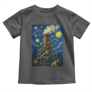 Starry Night Hops Brewery Toddler T Shirt Vintage Hops Beer Lover Painterly